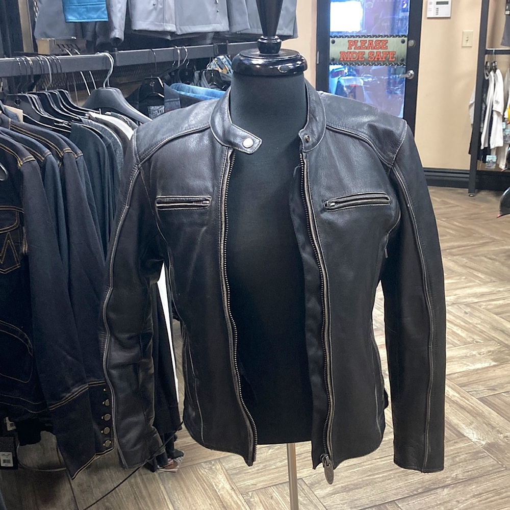 Fulmer Black Leather Women’s Jacket